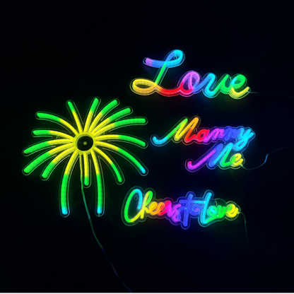 Multi-Functional Smart Control RGB LED Neon Sign For Home Events Decor - product image 2