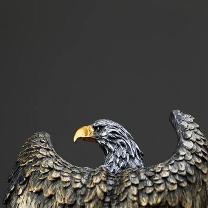 Majestic Eagle Statue Resin Figurine for Home Office Decor - product image 4