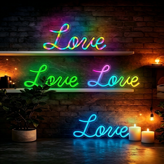Love Neon Sign for Home Engagement Proposal Wedding Decor