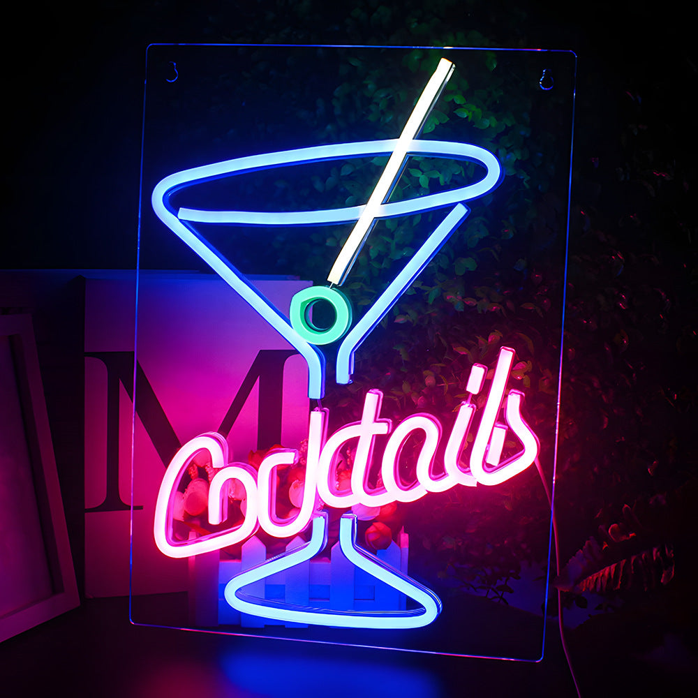 Bar & Cocktail LED Neon Sign Multi-Style Night Light Decor for Home Bar, Pub & Party - product image 7