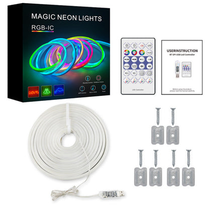 Smart RGB LED Neon Rope Lights - IP67 Waterproof Outdoor & Indoor Strips - product image 5
