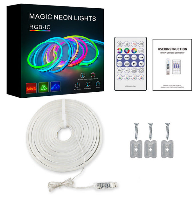 Smart RGB LED Neon Rope Lights - IP67 Waterproof Outdoor & Indoor Strips - product image 4