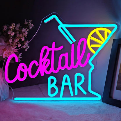 Bar & Cocktail LED Neon Sign Multi-Style Night Light Decor for Home Bar, Pub & Party - product image 11