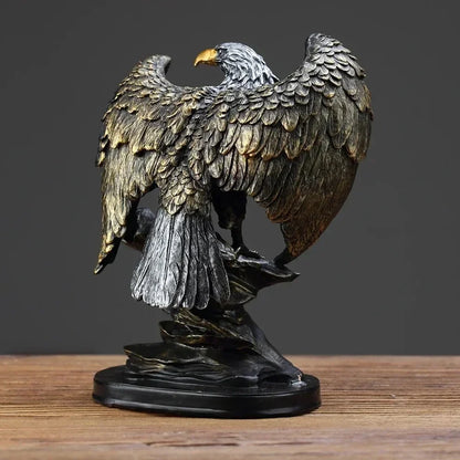 Majestic Eagle Statue Resin Figurine for Home Office Decor - product image 2